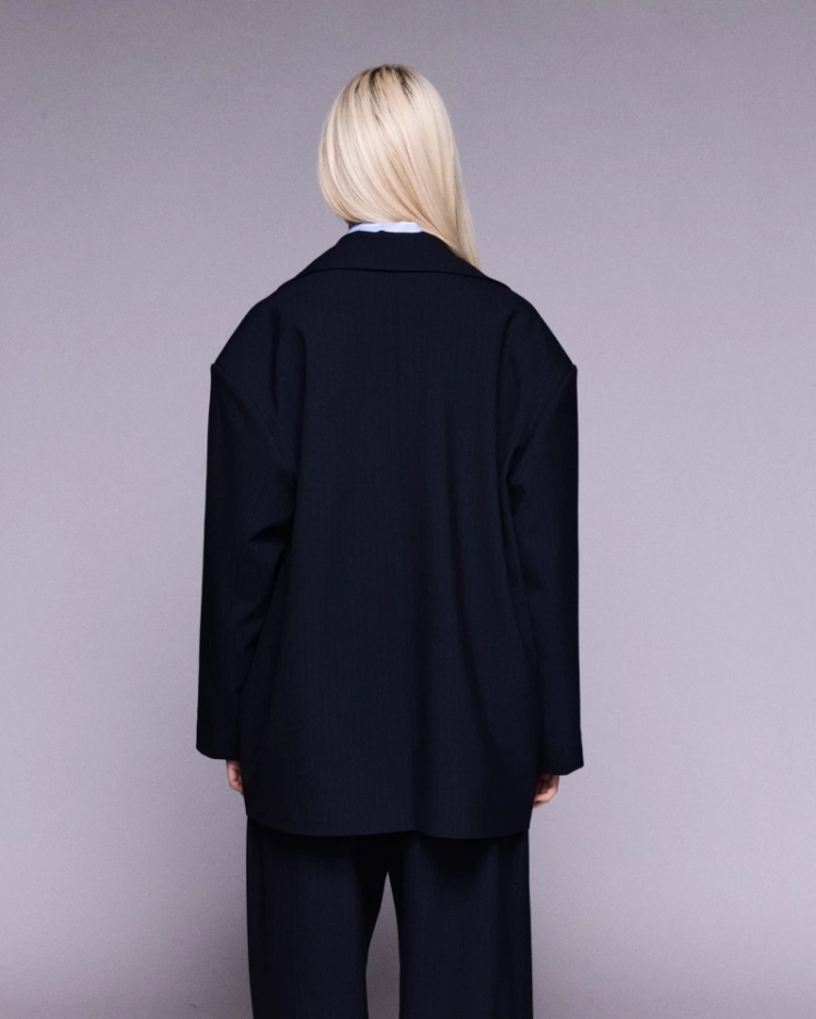 LOLA PINSTRIPE 04 NAVY NAVY 04 BLAUW