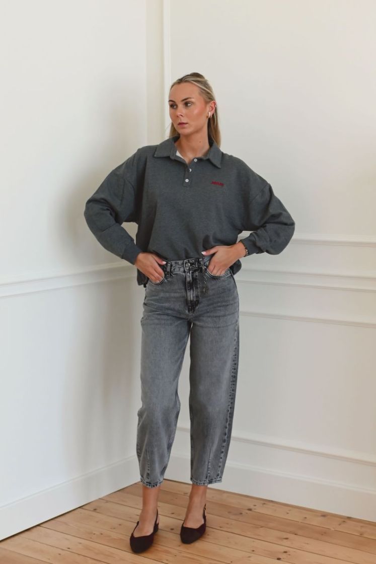 MELLIE JERSEY GREY GREY GRIJS