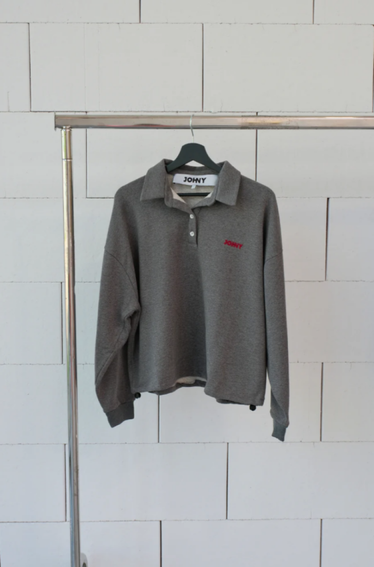 MELLIE JERSEY GREY GREY GRIJS