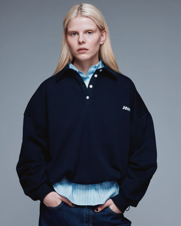 MELLIE JERSEY NAVY NAVY BLAUW