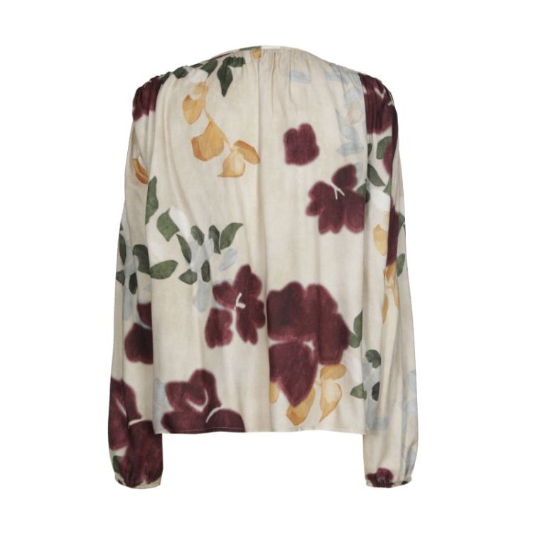 Soepele blouse met schouderdet 69 Multi Color