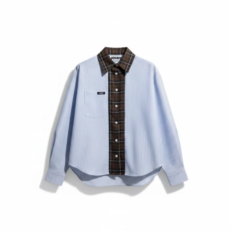 SARA MULTICHECK BLUE/BROWN