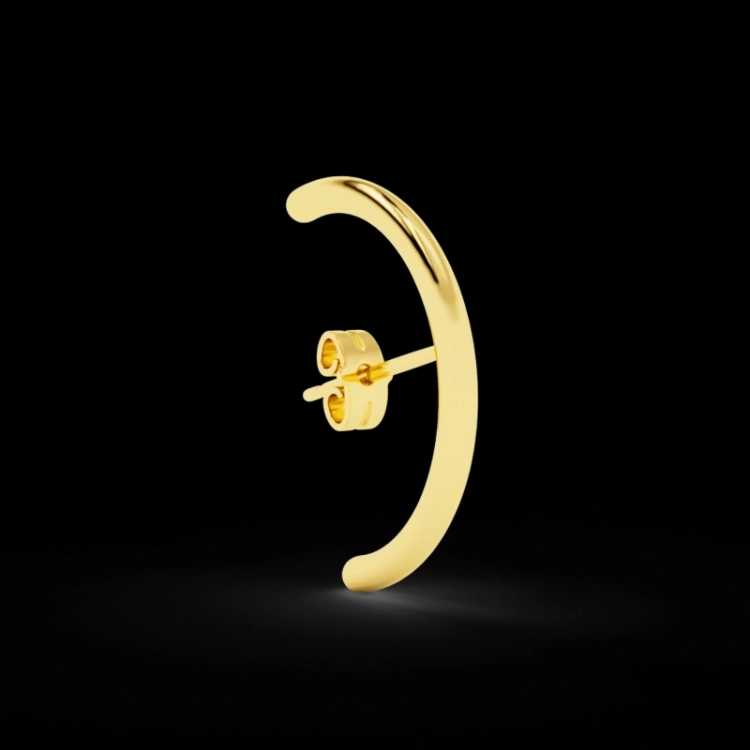 BA-EAR-HUG-GD-S-STUD GOLD GOUD