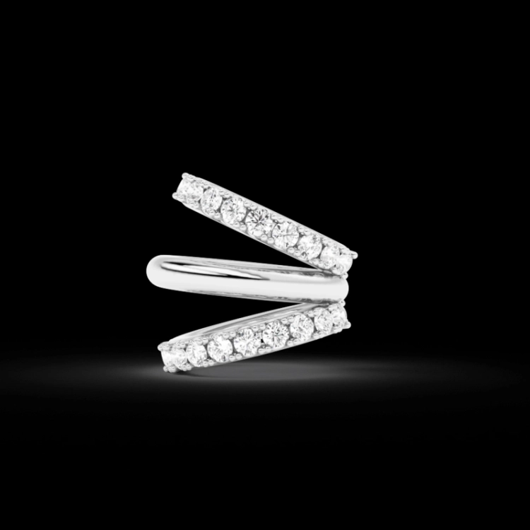 BA-CUFF-MARY-RH SILVER ZILVER